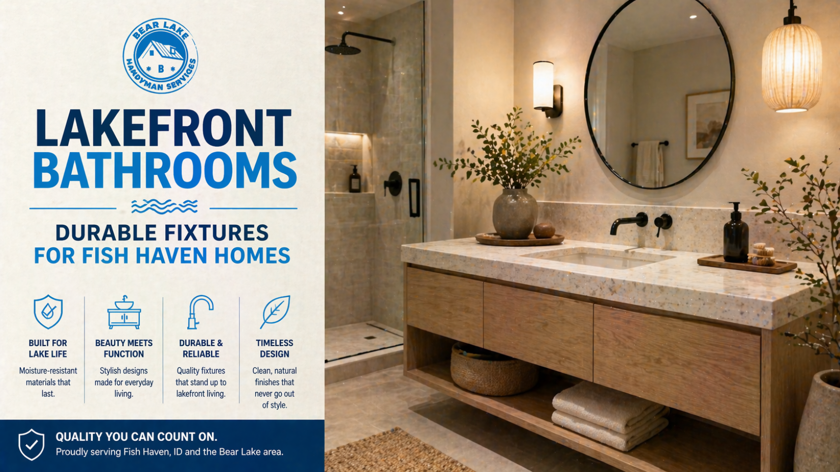 bathroom remodel bear lake idaho