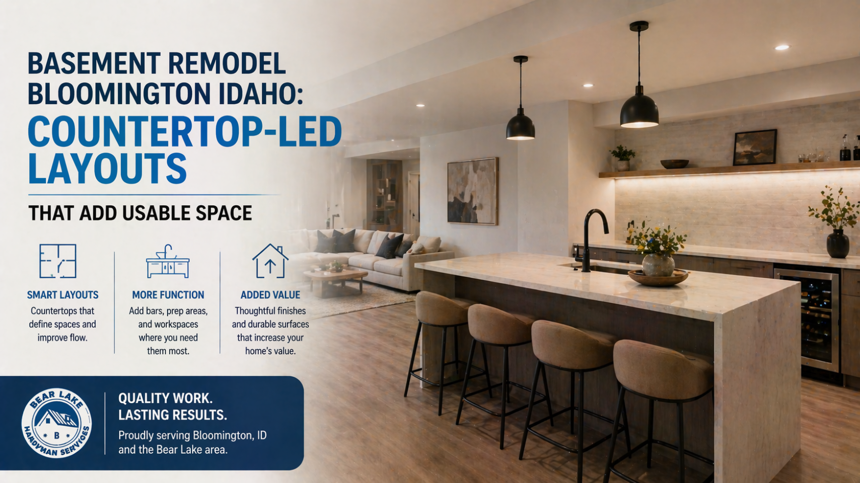 basement remodel bear lake idaho