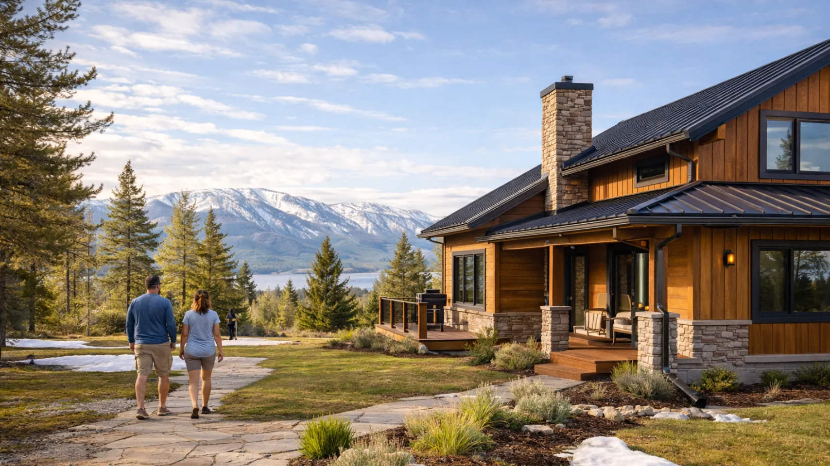 gutter repair bear lake idaho showing spring-ready cabin with proper drainage and maintained exterior